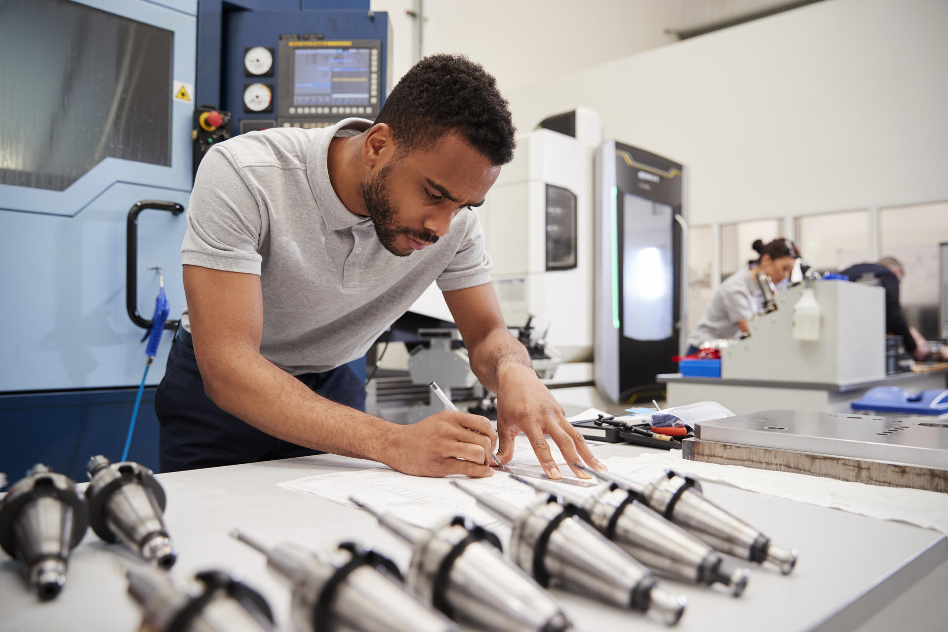 Production and logistics for CNC machining